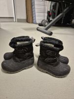 2 Paar Winterschuhe schwarz Grösse 24/25