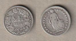 1/2 Franken 1875