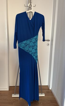 Blue long dress for dance recital (size XS & S)