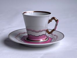 LANGENTHAL SUISSE*MOKKATASSE & UNTERTASSE*SET*2-tlg. *****