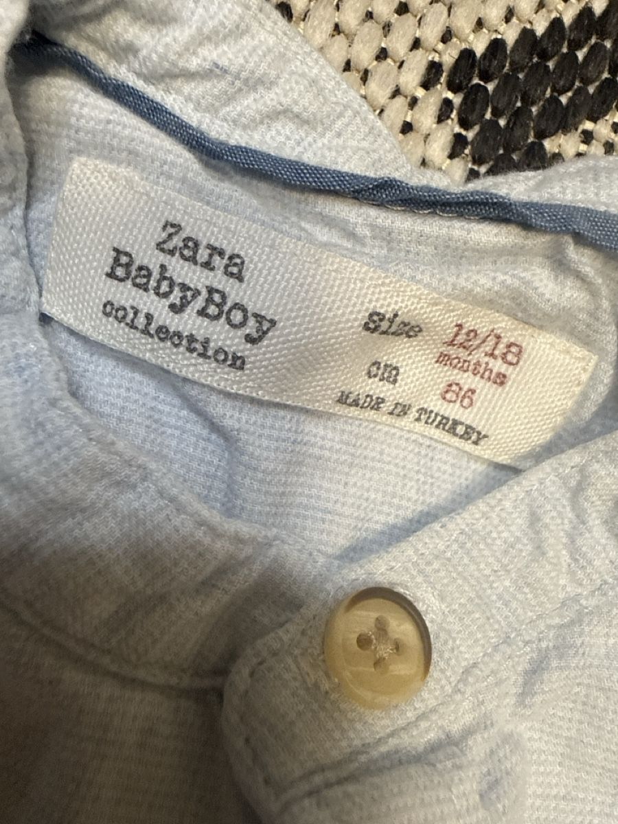 Zara Camicie, T-shirt & Polo: Zara BabyBoy Hemd, Grösse 86, hellblau, Top Zustand! – Nuovo (secondo la descrizione) da Zürich venduto da Krikri21 1