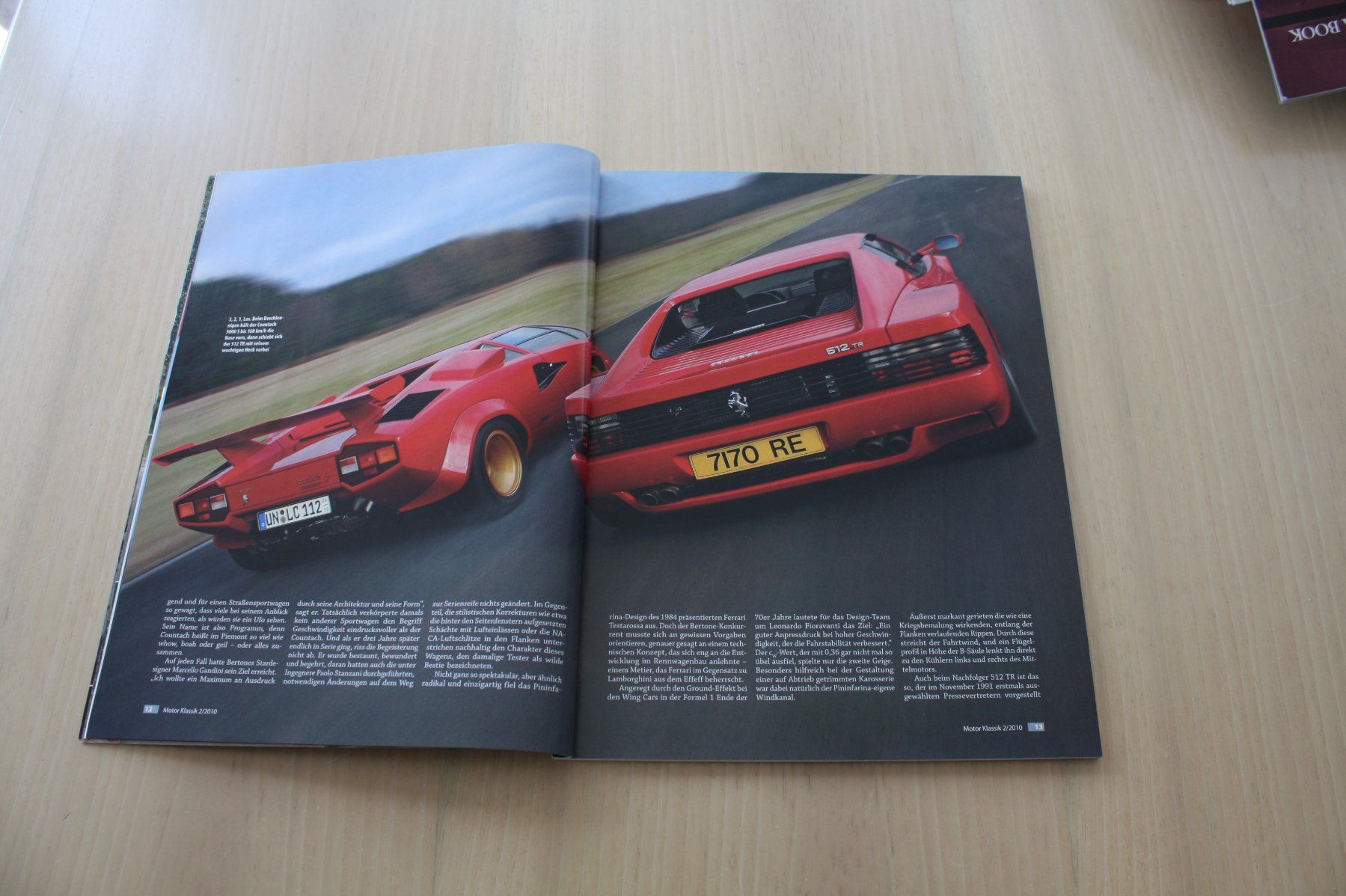 Riviste & Magazine: Motor Klassik 2/2010: Lamborghini Countach vs Ferrari 512TR – Usato da Wikon venduto da erwin400 3