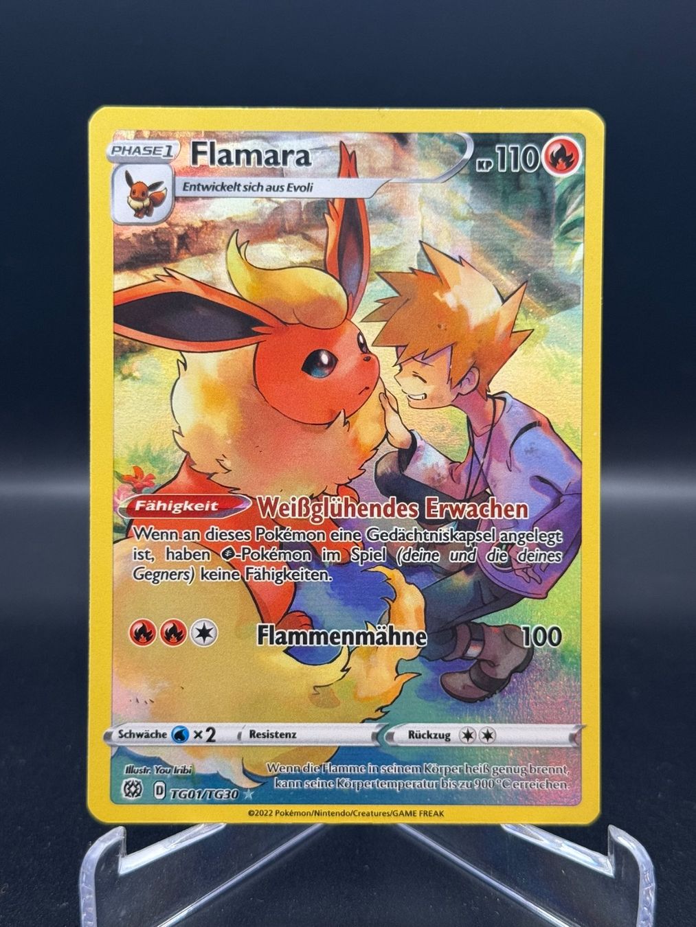 Pokémon Sammelbilder & Trading cards: Flamara (BRS TG01) – Gebraucht aus Birmensdorf ZH von SnorlaxMail