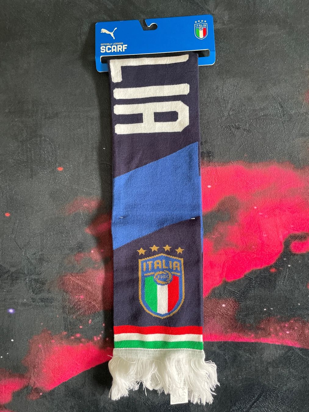Puma Foulard & Sciarpe: Italia Fanschal Puma – Nuovo (secondo la descrizione) da Olten venduto da framos65