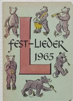 Fest-Lieder 1965  (Seltene Berner Broschüre)