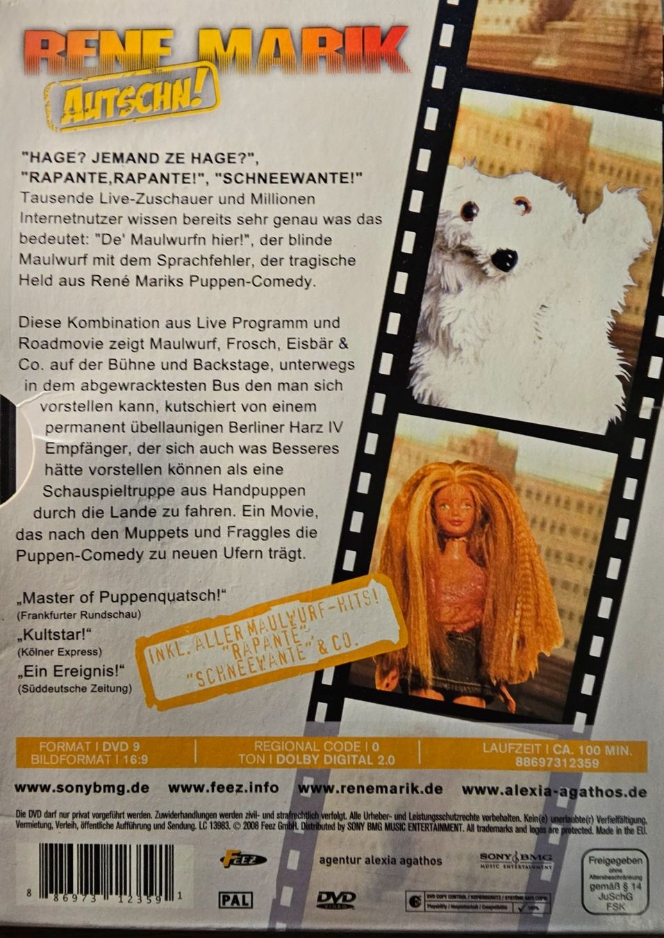 Tutti i DVDs: Rene Marik - Autschn! – Usato da Wahlen b. Laufen venduto da Cg10 1