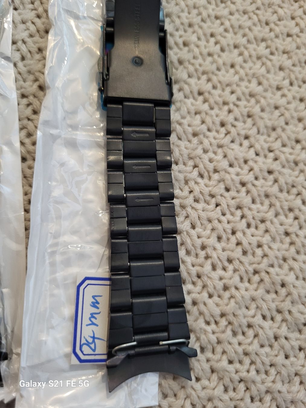 Bracciali & Braccialetti: 24mm Uhrenarmband,schwarz,un iversale – Nuovo e nell'imballaggio originale da Riehen venduto da tamola67 2