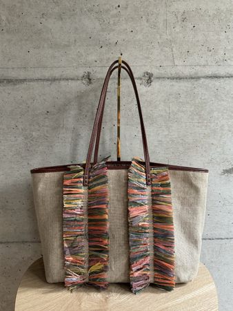 Fendi Hemp Tote Bag Sac Tasche