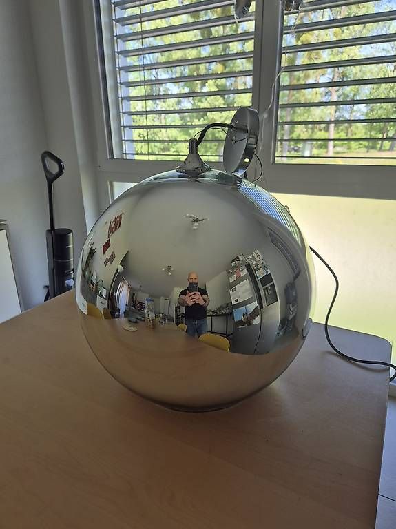 Lampade: Lampe suspendue à boule miroir – Usato da St-Barthélemy VD venduto da ima_78fd