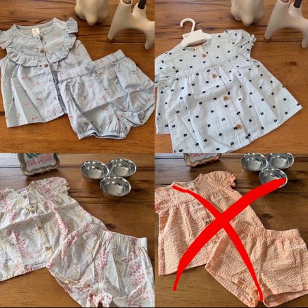 H&M 💕 1x set blouse & short 80 (prix par set! Lot ou unité)