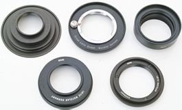 Leitz Leica, 5 Adapter R, 16598 16590 16474 16558 & ???