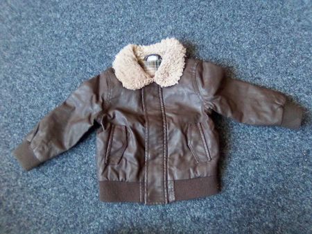 Lederjacke Jacke Knabe / Junge Gr. 80 Frühling - Herbst
