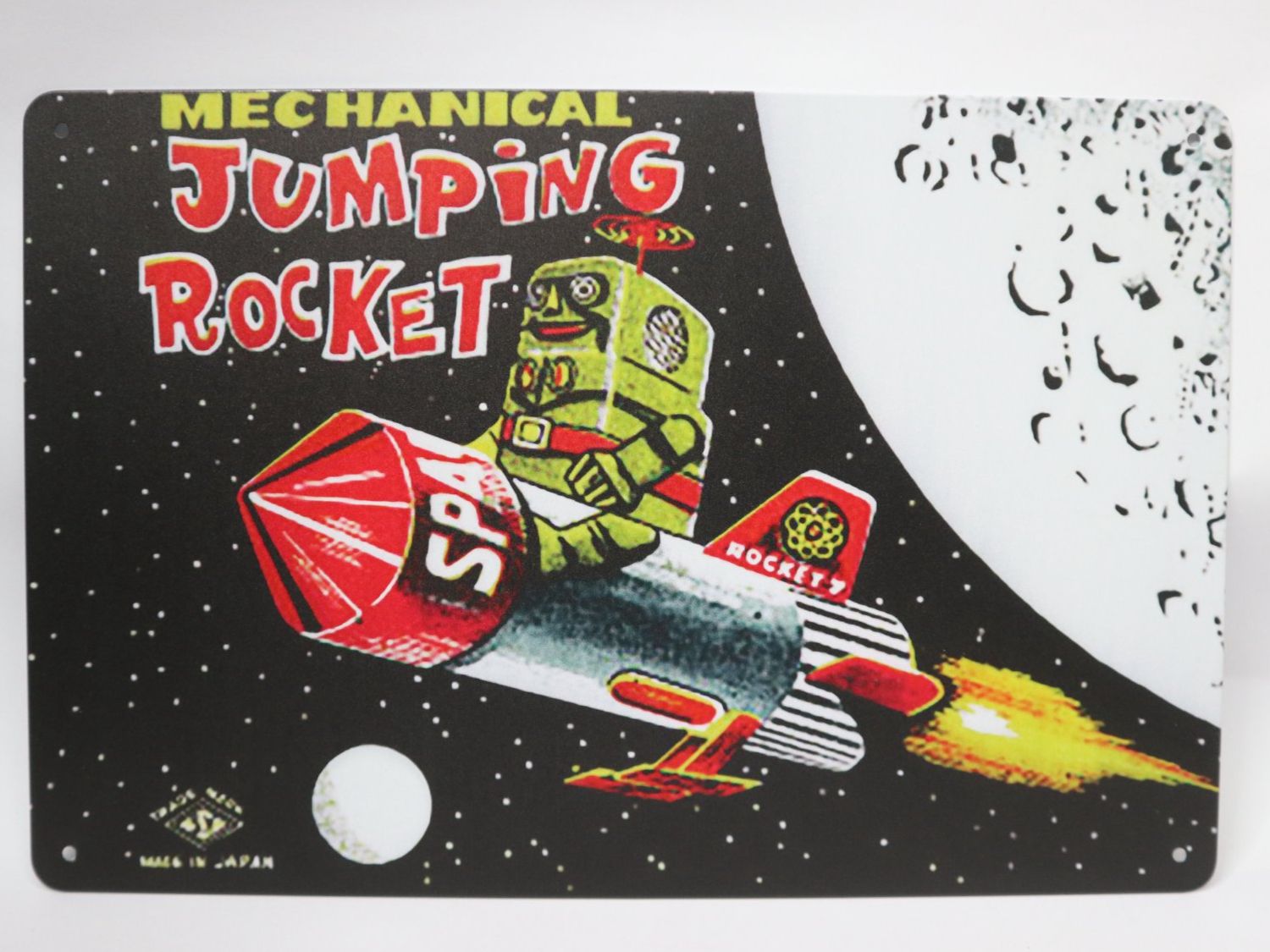 Schilder: Blechschild Roboter Mechanical Jumping Rocket 7 Rakete – Neu (gemäss Beschreibung) aus Eschenbach SG von Astalavista