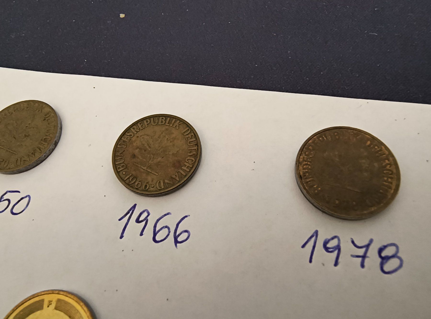 Tutti le monete: DEUTSCHE MARK - MÜNZEN 1950 / 1987 – Usato da Neuhausen am Rheinfall venduto da VALAMA 8