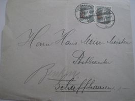 Brief  Neuhausen- Benken/Schaffhausen 1921