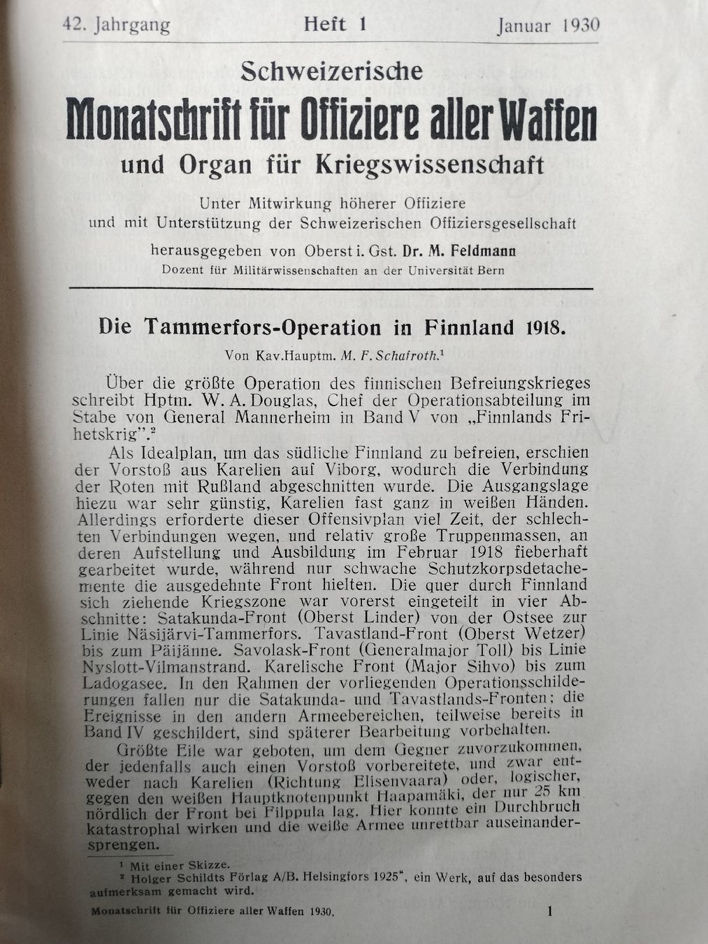Riviste & Magazine: Antike Schweizer Armee Militär Zeitschrift 1930 – Usato da Schwanden Sigrisw venduto da cadieux71 1