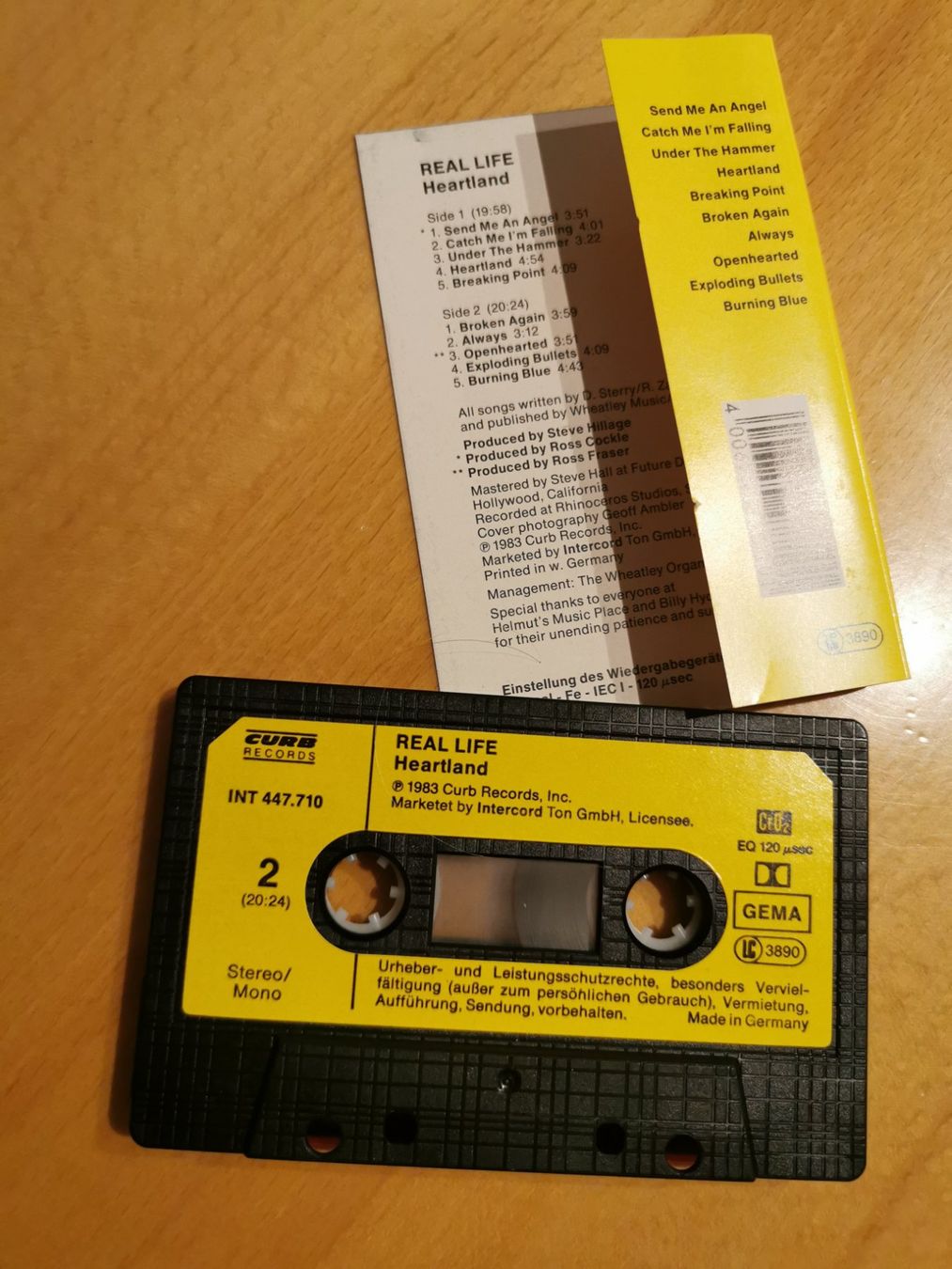 Musicassette: Real Life - Heartland - Kassette – Usato da St.Gallen venduto da Tamal0204 2