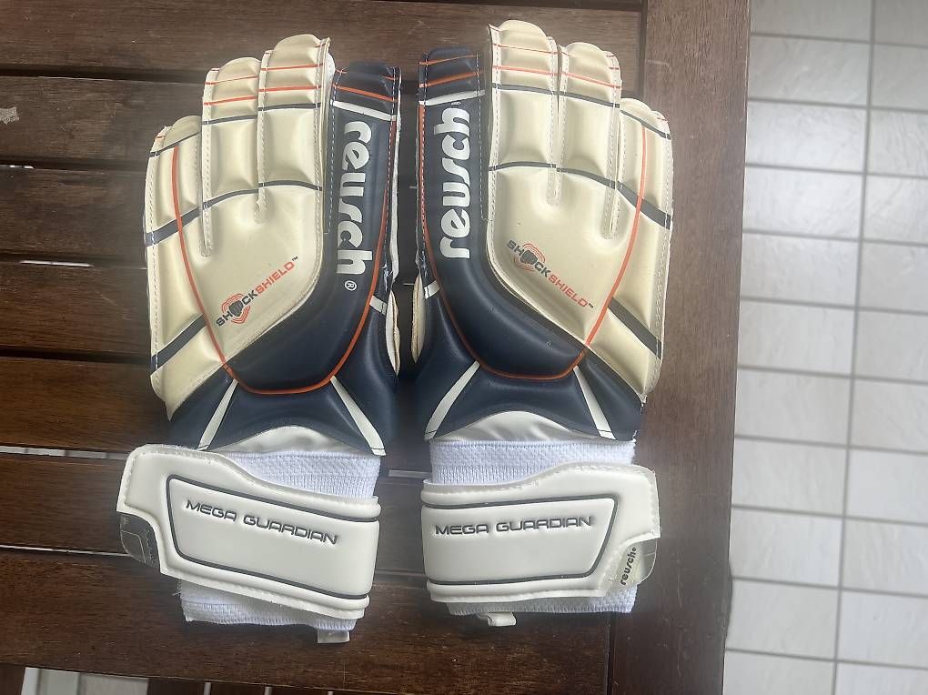 Reusch Guanti & manicotti: Reusch Mega Guardian Torwarthandschuhe NEU Grösse 7 – Nuovo (secondo la descrizione) da Frenkendorf venduto da autodiscount4123 2