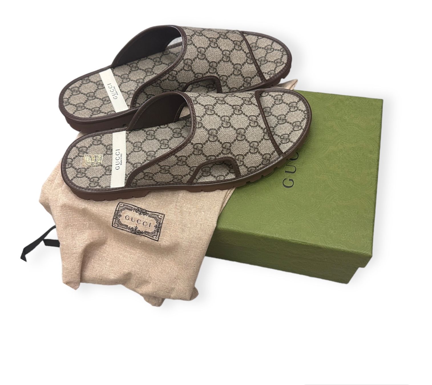 Gucci Scarpe da uomo: Gucci GG Supreme Sandale Gr 44 – Nuovo e nell'imballaggio originale da Lachen SZ venduto da HelvetiaLuxury 2