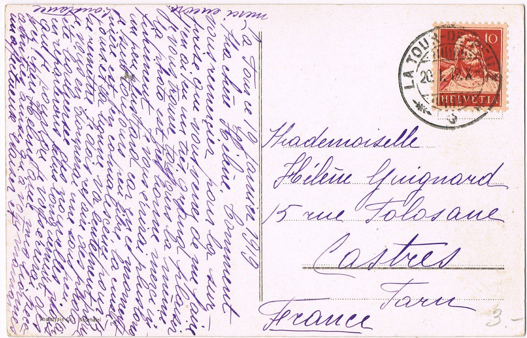 Cartes postales: Château de Châtelard – D'occasion à Buchs AG par Baerfisch 1
