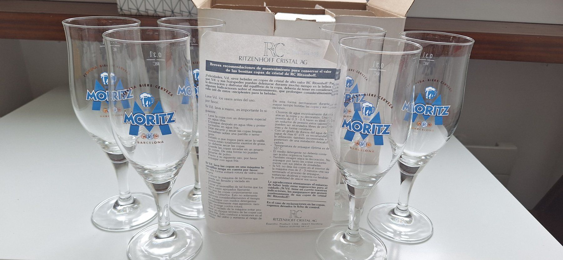 Ritzenhoff Verres: Ritzenhoff Bierkelche "MORITZ Barcelona" – D'occasion à Reinach BL par Evi-13 1