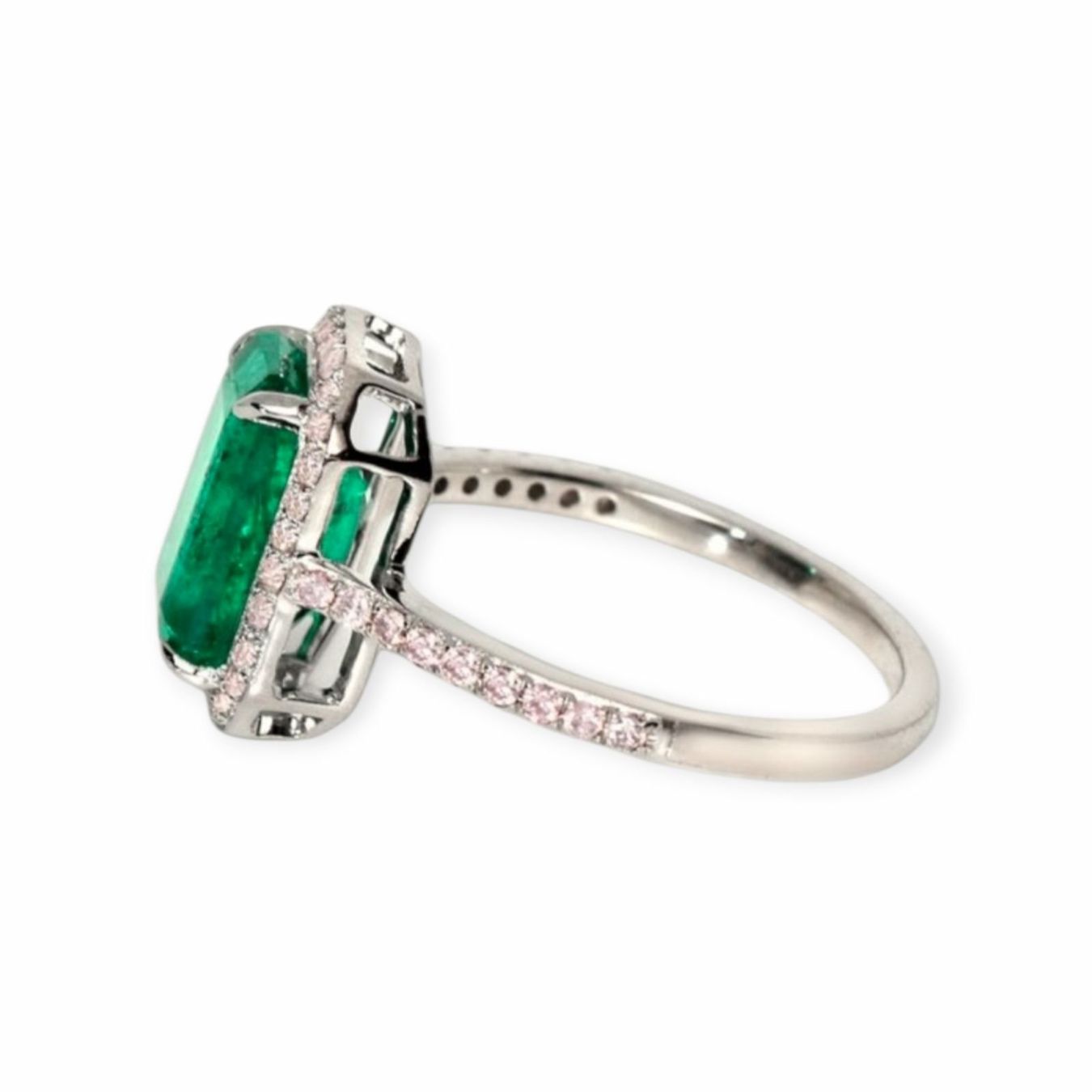 Anelli: Smaragd-Ring 14k Weissgold 2,87ct – Nuovo e nell'imballaggio originale da Illnau venduto da Juwelier_Mahler_GmbH 2