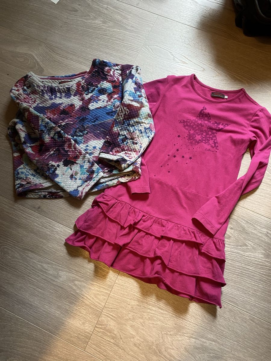 Catimini Lotti & Set di vestiti: Catimini Kleid und Pullover Gr. 128 – Usato da bern venduto da marion78 1