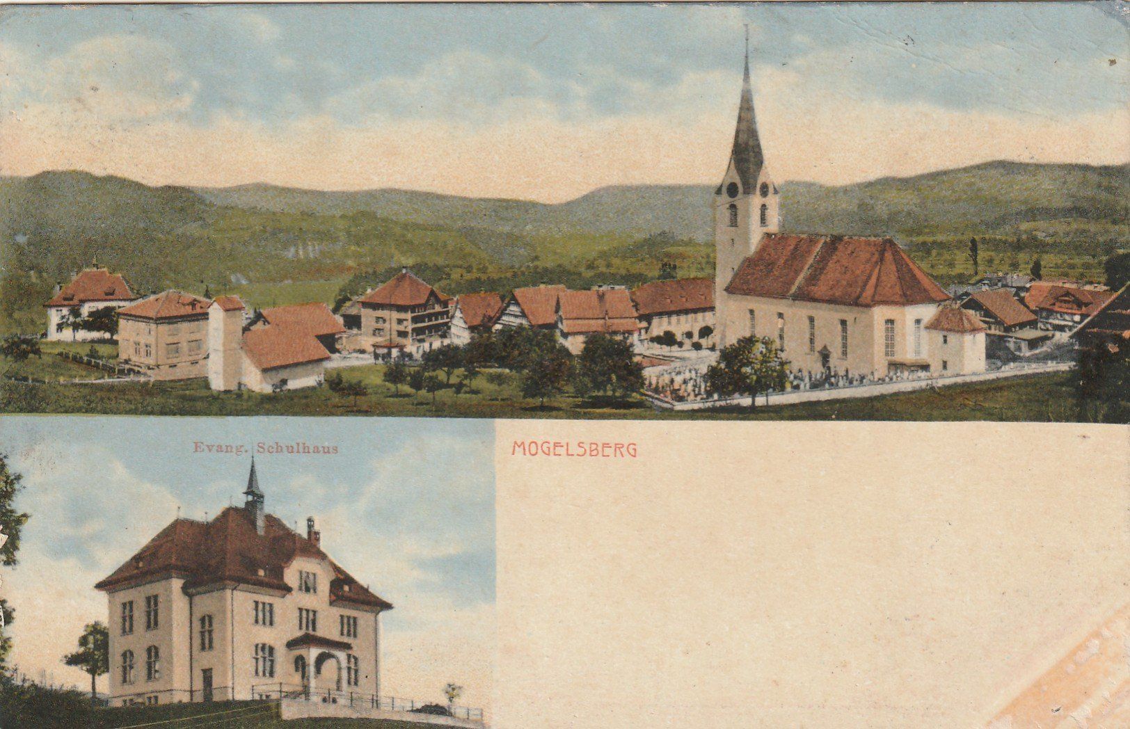 Cartoline postali: Mogelsberg 2-bildrig – Usato da Rorschacherberg venduto da fratovi2