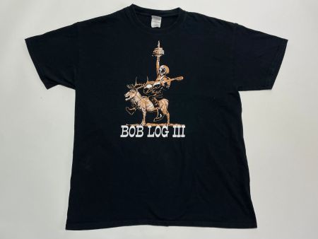 Vintage Y2K t-Shirt Bob Log Ill Blues Lo-Fi Sz L