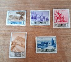 San Marino Briefmarken Posta Aerea 3, 4, 5, 8, 10 L.