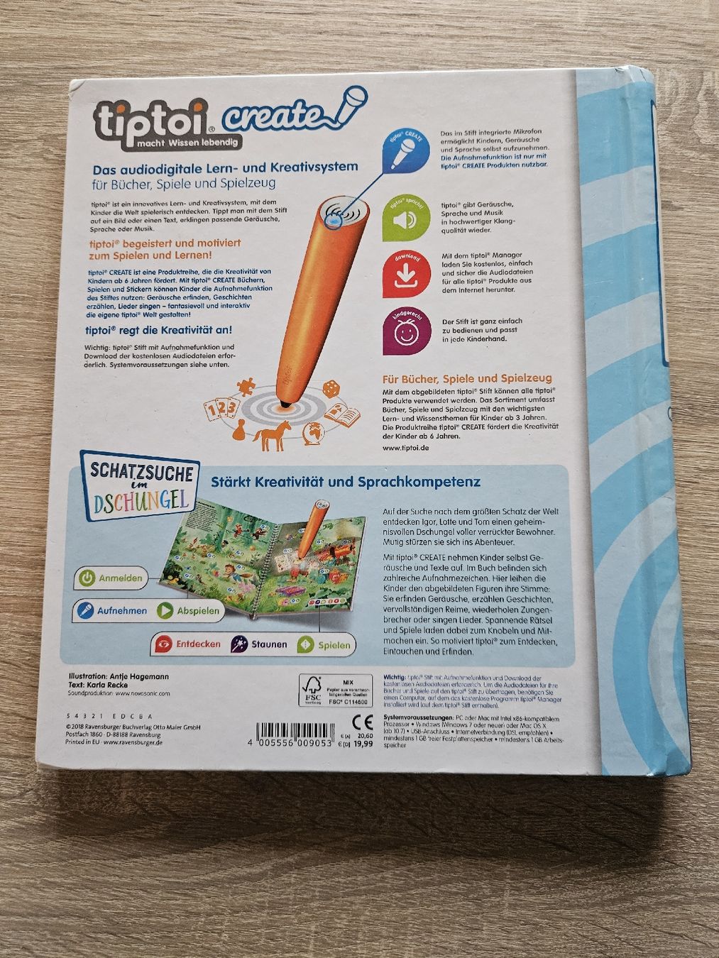 Libri: Tiptoi Create Buch Schatzsuche im Dschungel – Usato da Ebikon venduto da SecondChance_byM 1