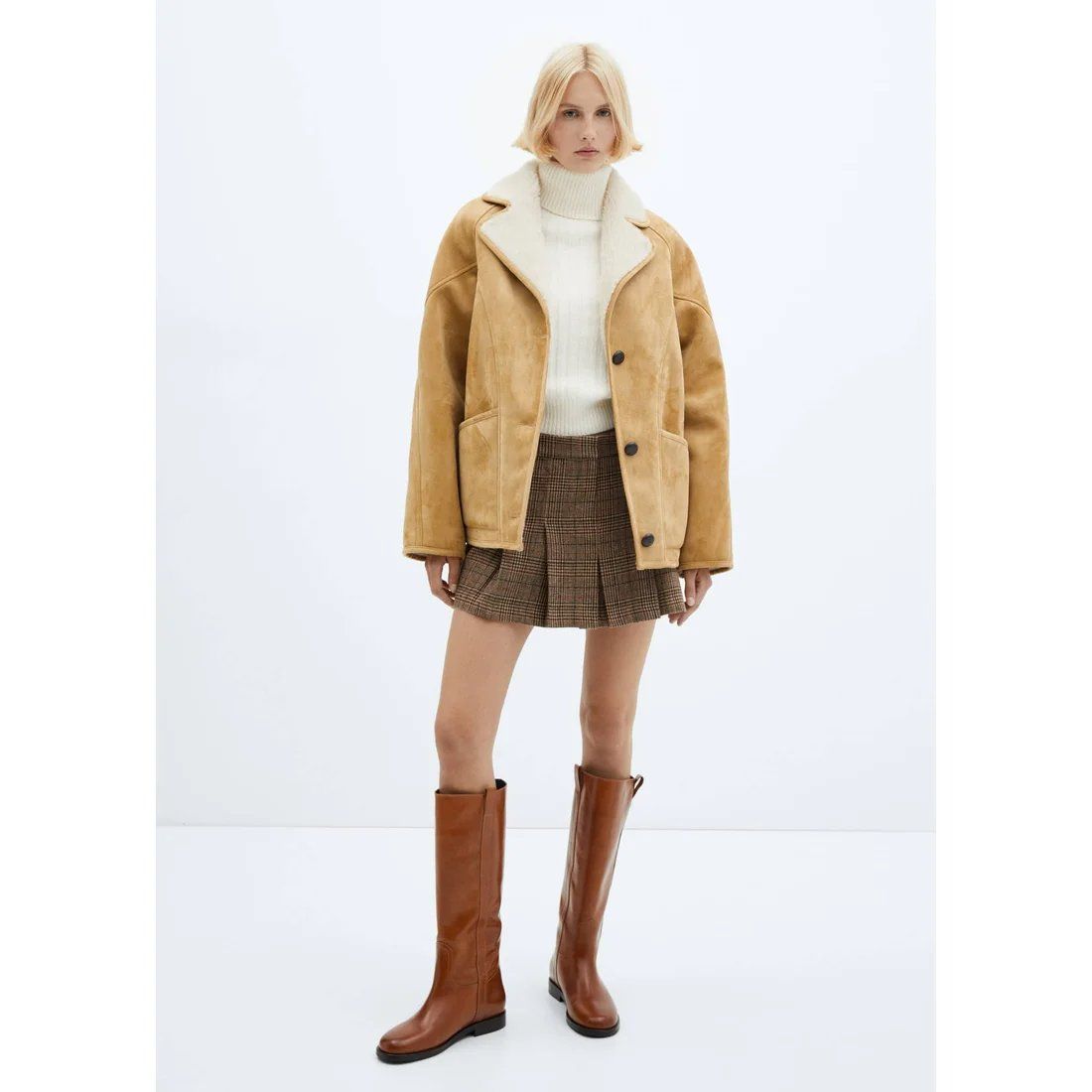 Mango Scarpe da donna: Mango Lederstiefel braun, Gr. 39 – Usato da Zürich venduto da lexi_alex 1