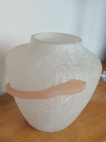 Glasvase Scavo Stil, Murano,(?), aufgeschmolzenes Glasband