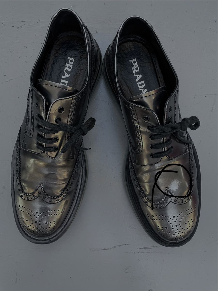 Prada Herrenschuhe: PRADA Derby Herrenschuhe Altsilber 45 – Gebraucht aus Zürich von Danokiko 5