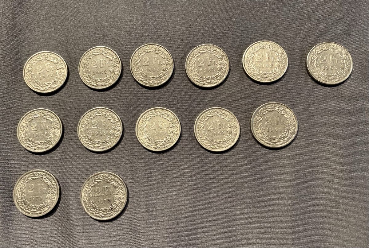 Tutti le monete: Schweizer Münzen 1958-1970 – Usato da Safnern venduto da mel__91 3