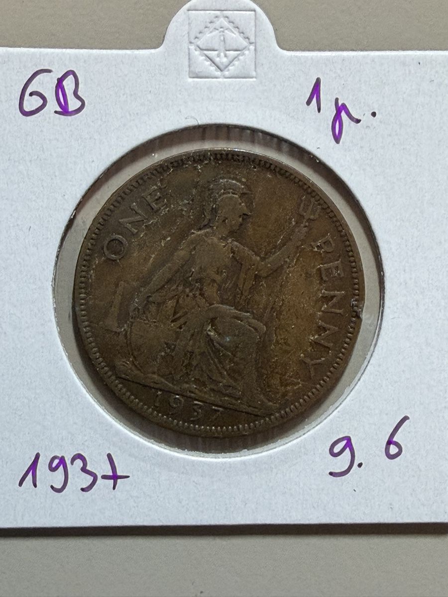 Toutes les monnaies: GB - 1 penny - 1937  – D'occasion à Payerne par Mike1682