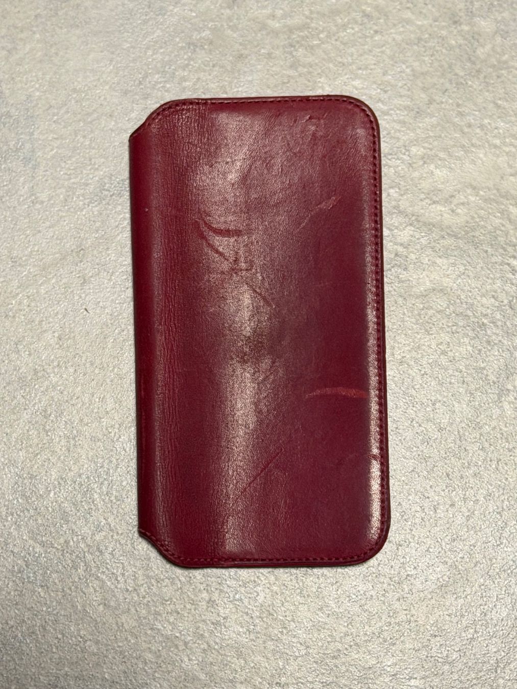 Apple Cover & Protezioni schermo: Original Apple iPhone X Leder Case Burgundy – Usato da Rupperswil venduto da bar_fbv9