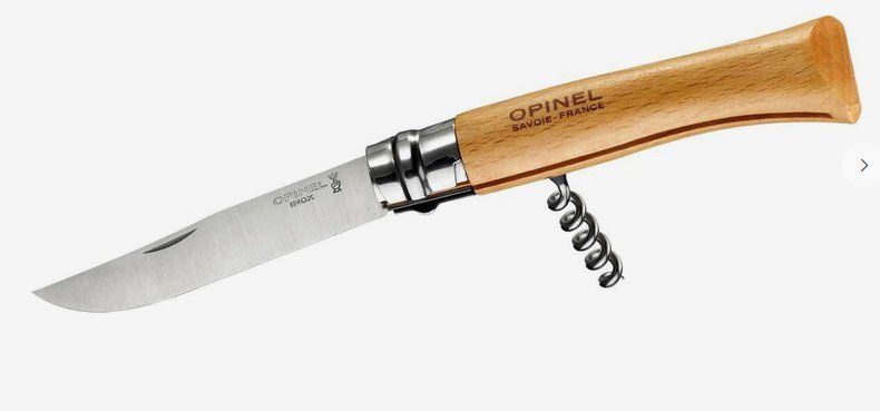 Opinel Coltelli tascabile: Opinel Taschenmesser Nr.10, mit Korkenzieher – Nuovo e nell'imballaggio originale da Kägiswil venduto da nick333