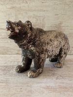 Bär aus Keramik Figur Skulptur Länge ca. 40 cm