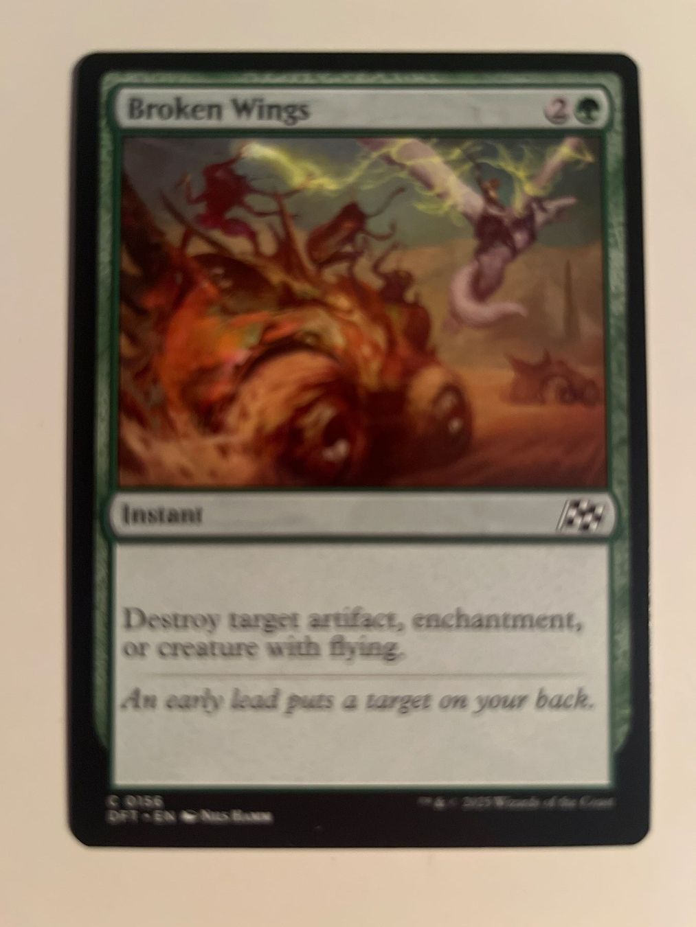 Magic The Gathering Carte collezionabili: 1 x Broken Wings - Magic: The Gathering - MtG – Usato da Kriens venduto da Shadi1980