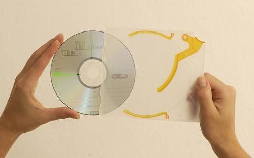 Boîtiers EJECTOR E-slimcase Pour CD/DVD - Transparent/bleu, Pack De 50, Protection Optimale