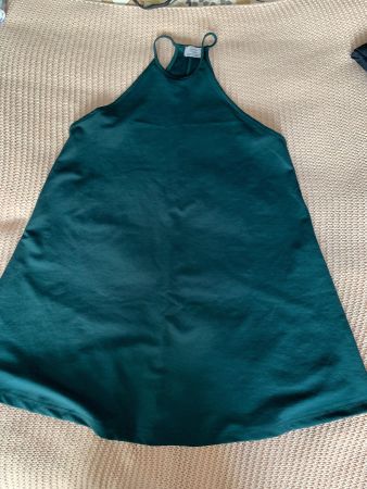 Robe fluide vert sapin