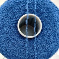 Kaschmir 82% Bouclé von Biagioli Modesto, Cloud 560 g blu