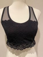 Schwarzes Spitzen Bustier von Ellen Amber, Grösse M , Neu