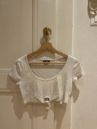 Crop top tally weijl blanc, taille L