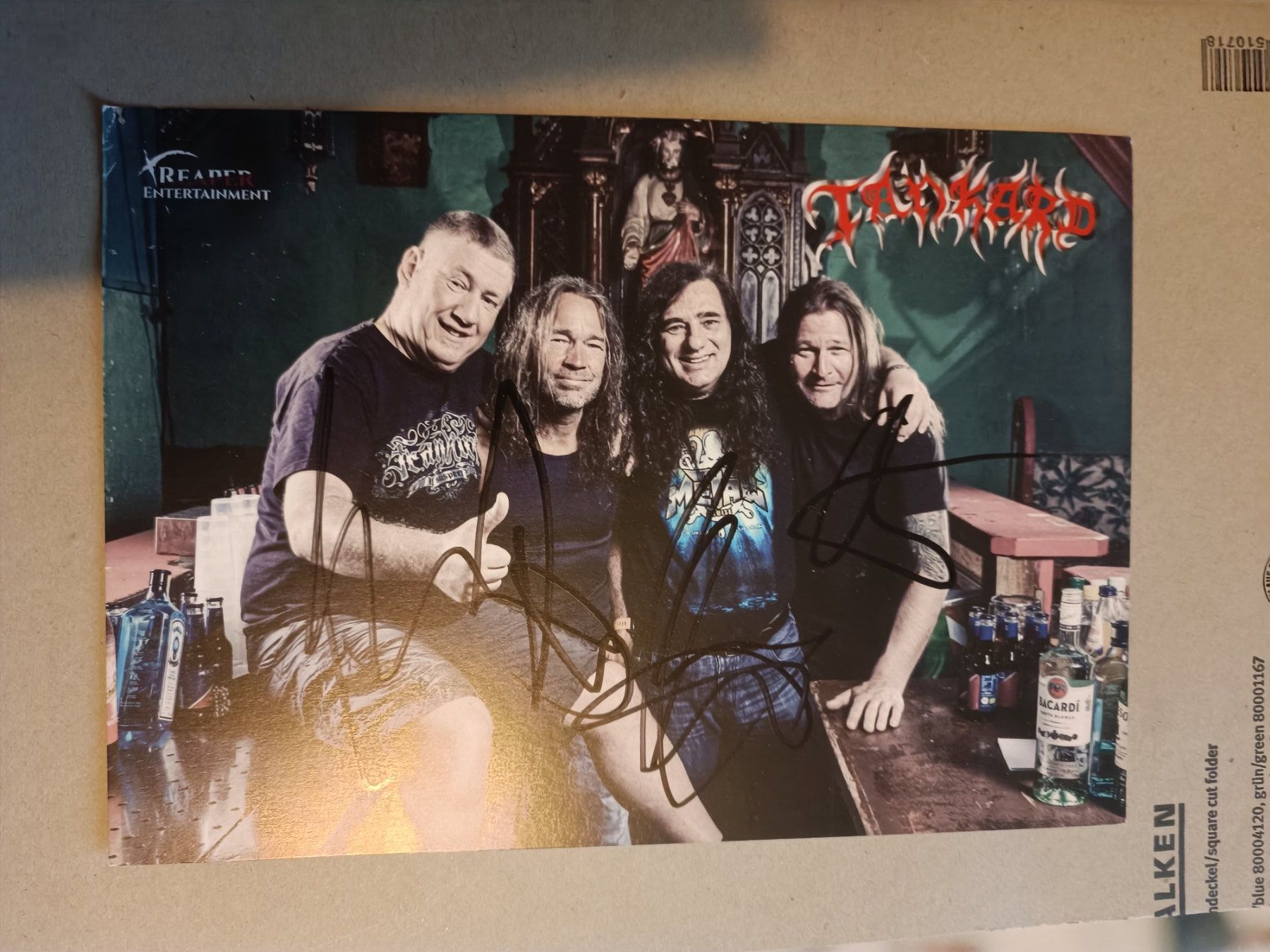 Autographes: Tankard - A5 Karte - handsigniert – D'occasion à Menziken par Artographs