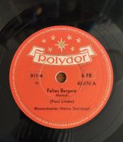 Blasorchester Hanns Steinkopf - Folies Berger, Schellack 10"