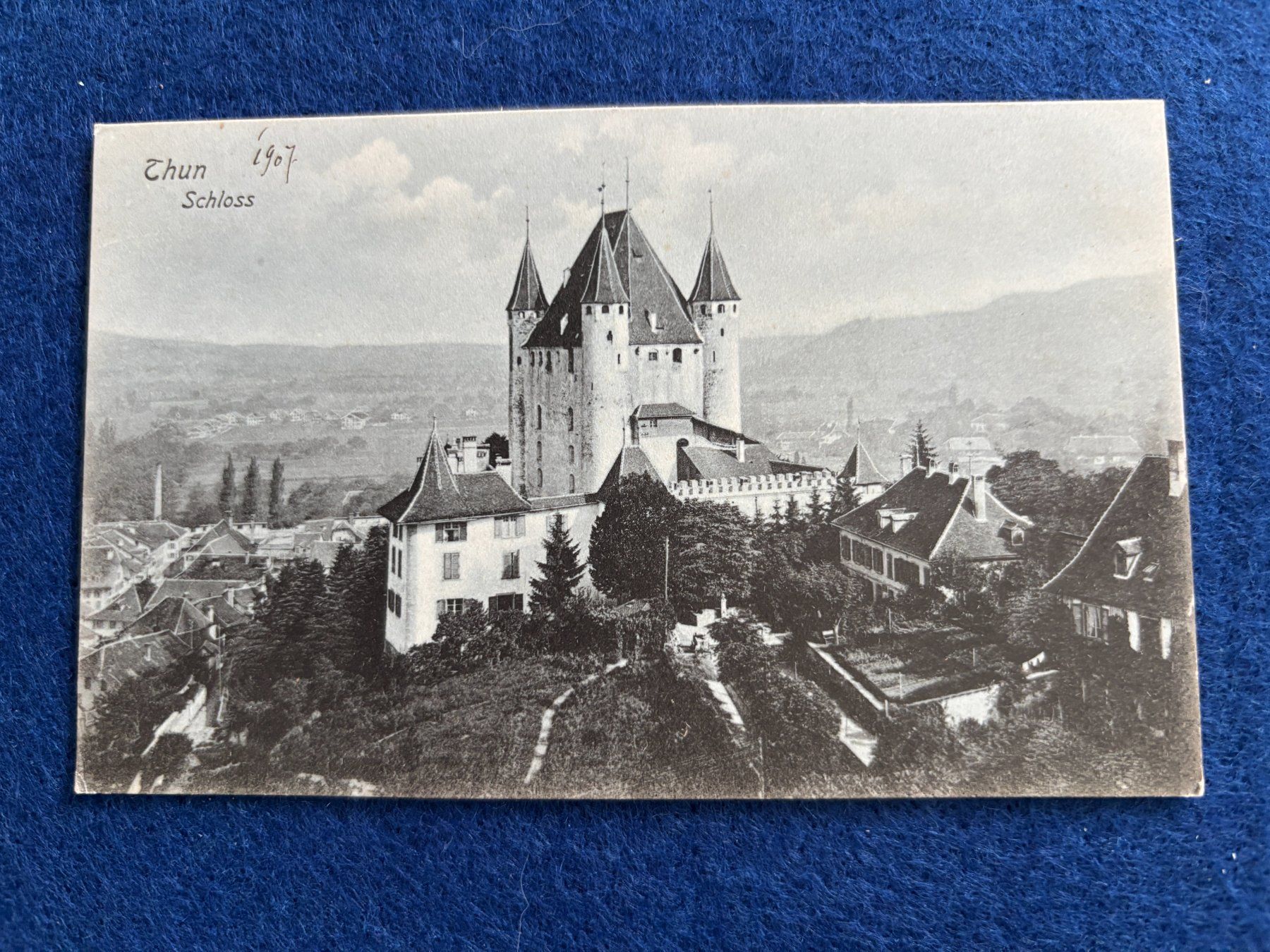 Ansichtskarten: Ansichtskarte Schloss Thun - Karte von 1905 – Gebraucht aus Wichtrach von Espada7