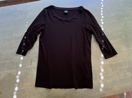 Madeleine Damen Shirt schwarz Grösse M 3/4 Arm