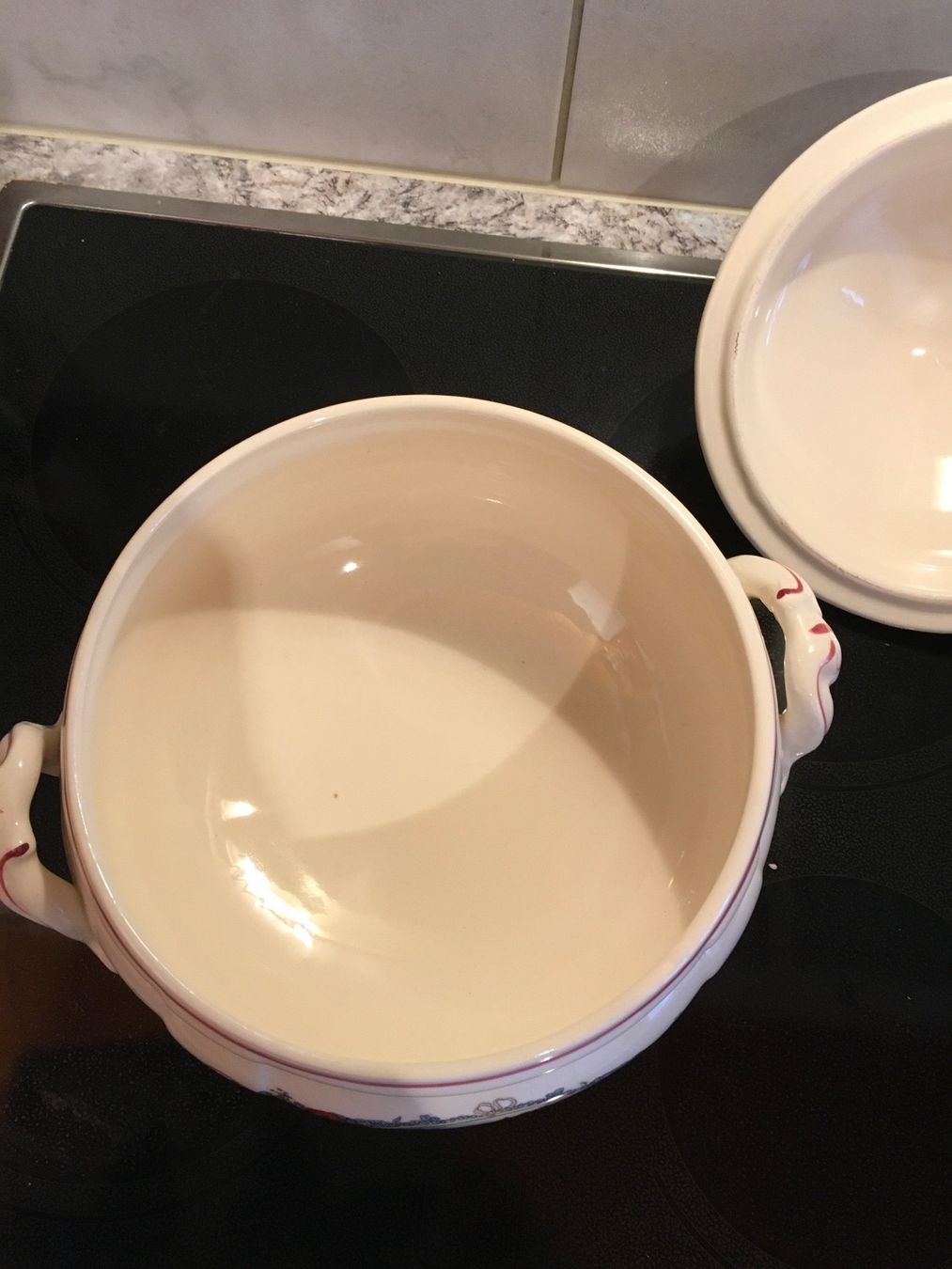 Ciotole: Suppenschüssel plus 2 Suppenteller Elsass – Usato da Oberwil BL venduto da elk_wf5x 1
